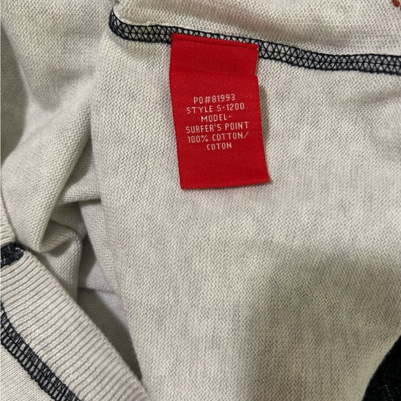 NEW AGAVE DENIM SURFER’S POINT HENLEY GRAY SWEATSHIRT M - Picture 6 of 8